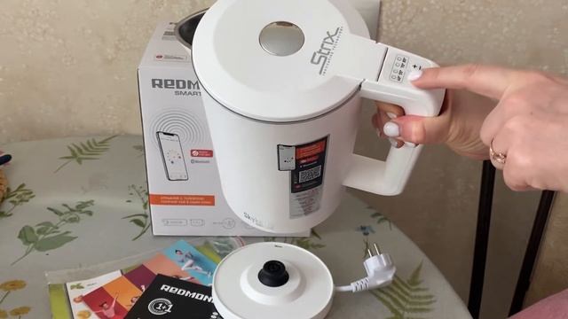 Умный чайник. Обзор чайника электрич REDMOND SkyKettle RK-M216S  #редмонд #мойобзорредмонд #REDMOND