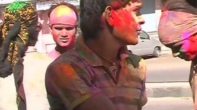 Праздник Холи в Джайпуре.wmv