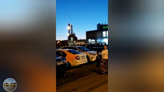 НЛО над Москвой Шок от увиденного