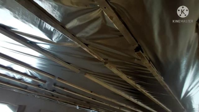 Энергосберегающая пароизоляция чердачного перекрытия.