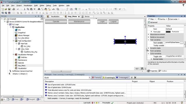 Codesys 3.5 WebVisu  User Access Tutorial
