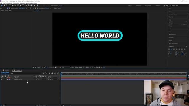 Self Resizing Shapes to Text  After Effects Pro Tutorial