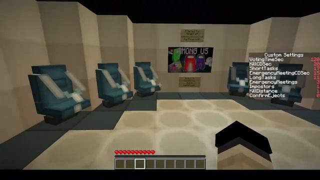 [стрим] Among us minecraft