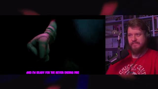 Реакция на FNAF GLITCHTRAP SONG (Darkest Desire) MUSIC VIDEO - Dawko & DHeusta перезолив с ютуба