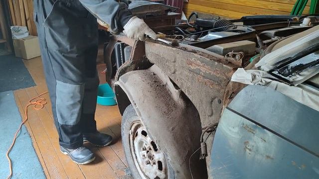Делаем что-то по нищебродски  АЗЛК 2141 Москвич  Восстановление