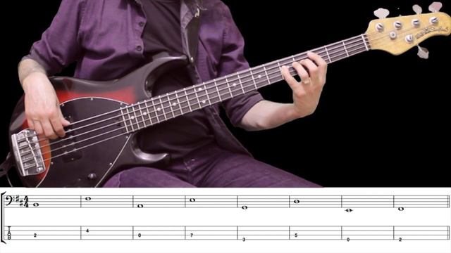 HOTEL CALIFORNIA (Eagles) How to Play Bass Groove Cover with Score & Tab Lesson