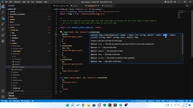 Chest GUI Template | Minecraft Bedrock 1.19+ | Realms/Servers/Worlds | Xbox, PS, W10 | Addons MCPE