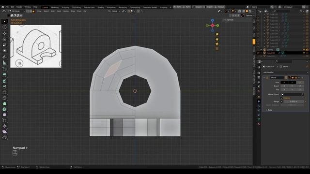 Моделирование под Subdivision Surface 19