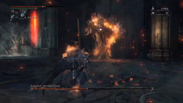 Bloodborne - Lawrence The First Vicar Boss Fight