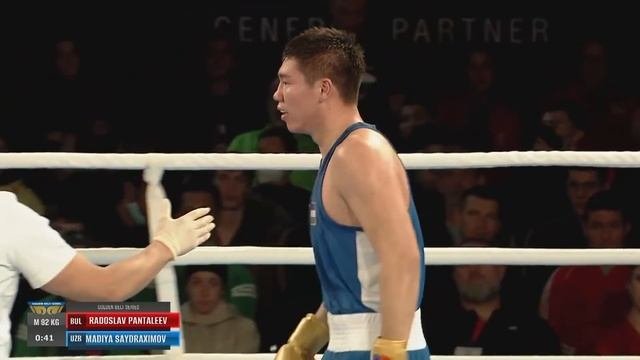 Finals 92kg PANTALEEV RADOSLAV BUL vs  SAYDRAXIMOV MADIYAR UZB  Strandja 2022