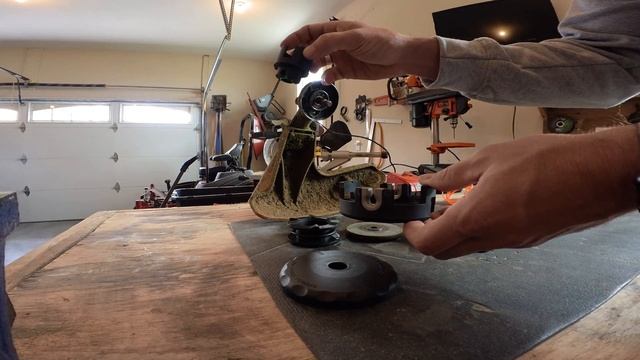 Speed Feed String Trimmer Head: Installed On A Stihl FS131R Trimmer