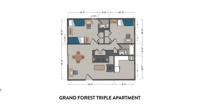 Saint Louis University Grand Forest Apartments Tour