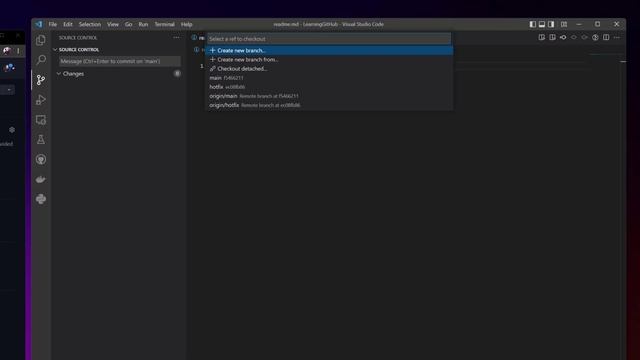 VSCode + GitHub integration
