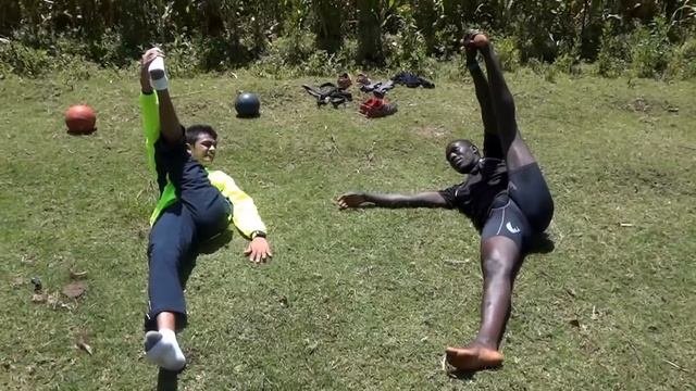 Definitive Stretching to Run Better with Ben in Iten Kenya  Part I