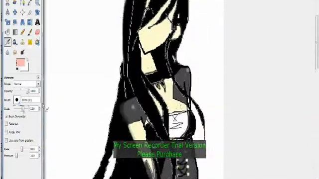 Drawing on GIMP
