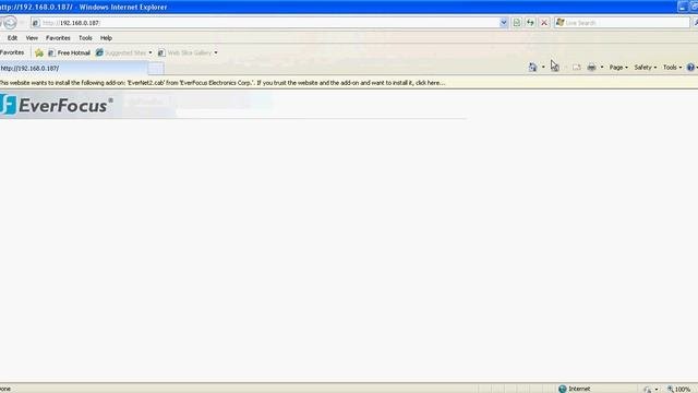 2. Install ActiveX to PC