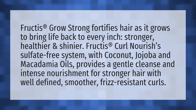 Is Garnier Fructis grow strong sulfate free?