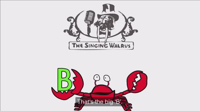 Find the letter B | The Singing Walrus