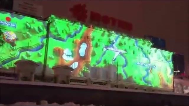 Световое шоу на колледже им Ползунова