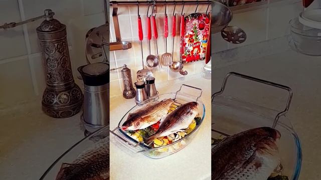 за 55.  Кефаль с овощами.🥦..mp4