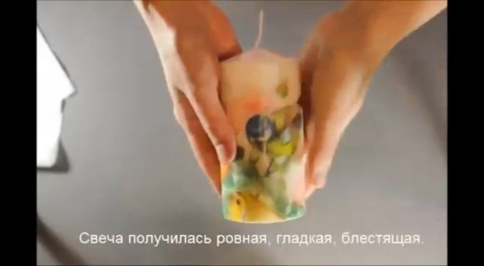 Декупаж свечи мастер-класс / Декор свечей своими руками