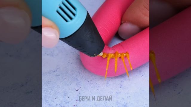 Удивительные поделки из эпоксидной смолы, клеевой пистолет и 3D-ручка DIY