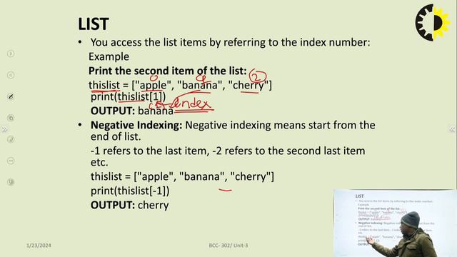 ''List, Truple And Set'' Python Programming Lecture 04  By Mr  Beerbal Solanki, AKGEC