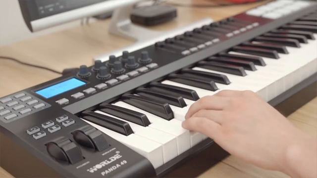 USB MIDI keyboard WORLDE PANDA 49. Synthesizer on Aliexpress!