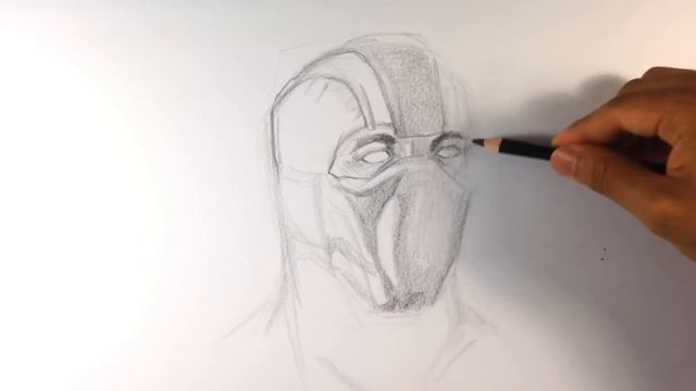 How To Draw Subzero From Mortal Kombat X - Easy Things To Draw