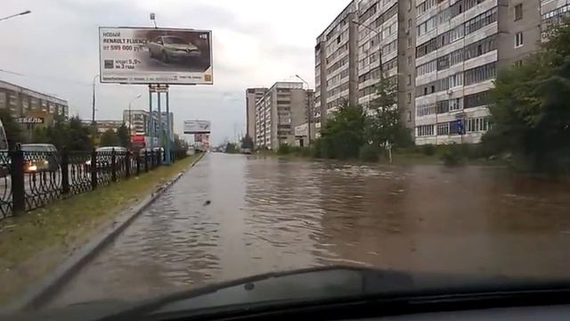Потоп в Йошкар-Оле 29.07.2013