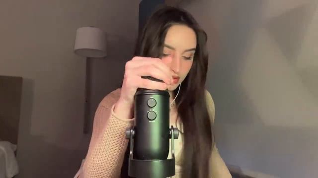 Pure Mouth Sounds ASMR ( Hand Sounds, Positivity, Mic Scratching w_ Long Nails )