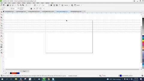 Corel Draw Tips & Tricks Guide Lines to the center of page with a key stoke Part 3