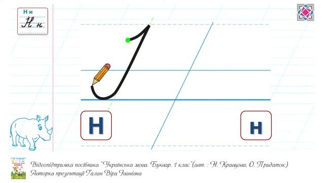 Написання великої букви Н. Видавництво "Підручники і посібники" для Нової Української Школи (НУШ)