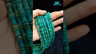 Natural turquoise Bamboo-shape beads and roundle beads full strand 16inch High Quality Loose Beads