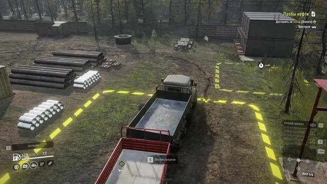 SnowRunner 2020 - Самая Легкая Карта SpinTires MudRunner Таймыр 8