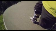 Тестовый заезд на лыжероллерной трассе им. Л. Лазутиной