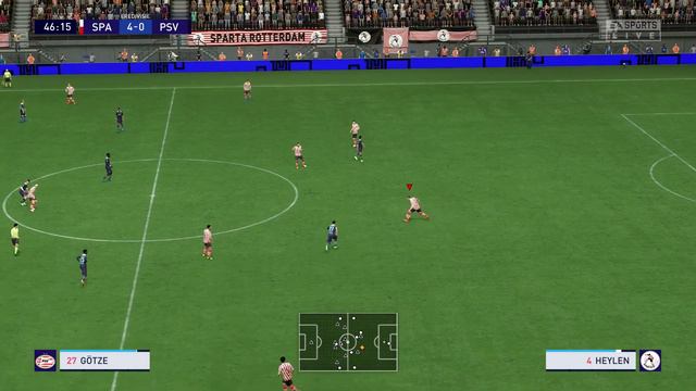 FIFA 22 SPARTA ROTTERDAM - PSV Gameplay PS5 Nex-Gen Training EASports Nederlands #81