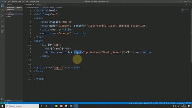 বাংলায় Vue js শিখুন |  Argument & Modifier (Part: 12)