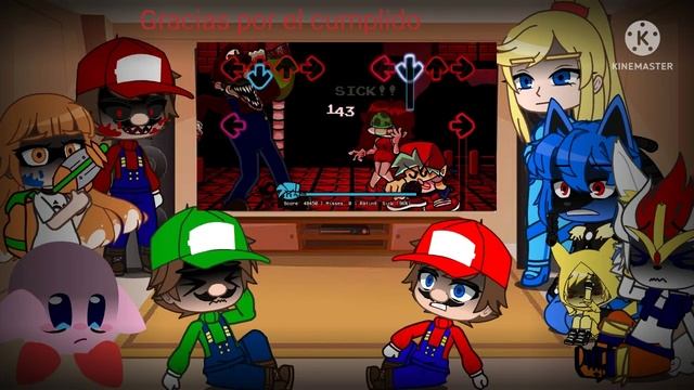 Nintendo characters react to marios madnessmod