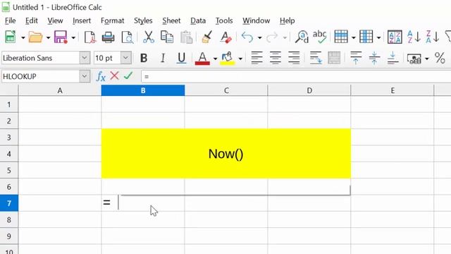Difference between today and now formula in Libre calc@COMPUTEREXCELSOLUTION