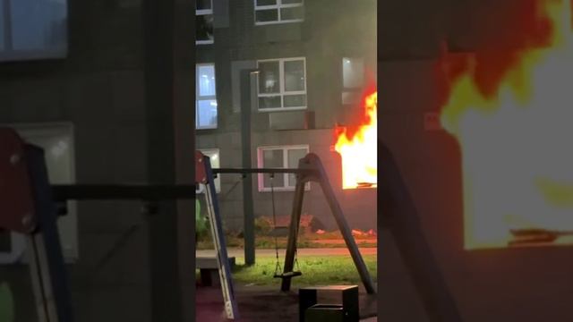 Пожар в квартире в Люберцах