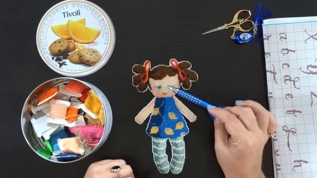 Вышитая кукла  финал в СП Вышиваем по книгам и журналам
