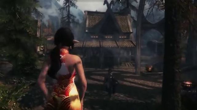 Skyrim - Neo Oriental Dress UNPB body with BBP