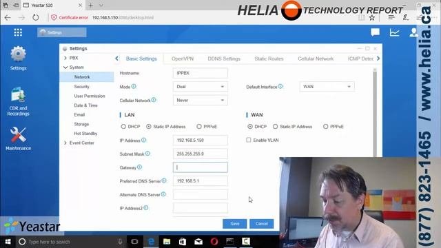 How To Setup the Yeastar S20 Phone System