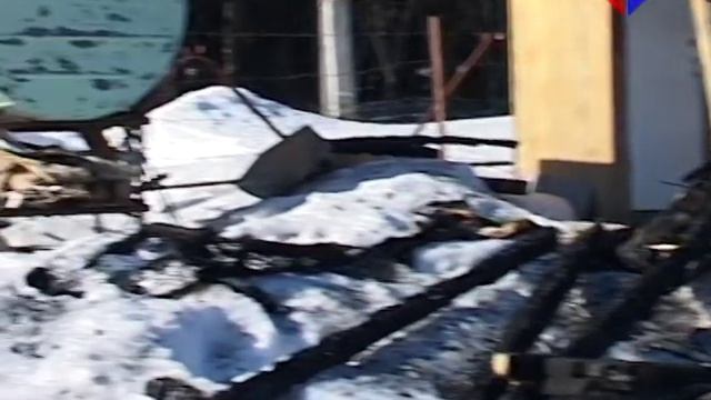 В коллективном саду огнем уничтожена двухэтажная постройка