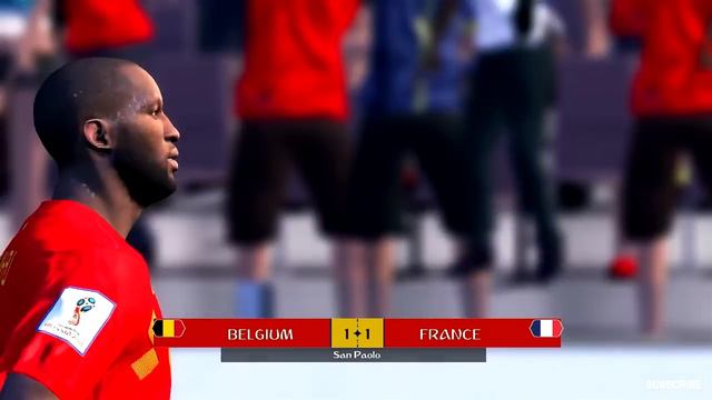 France vs Belgium | Semi-final | FIFA World Cup Russia 2018 Gameplay
