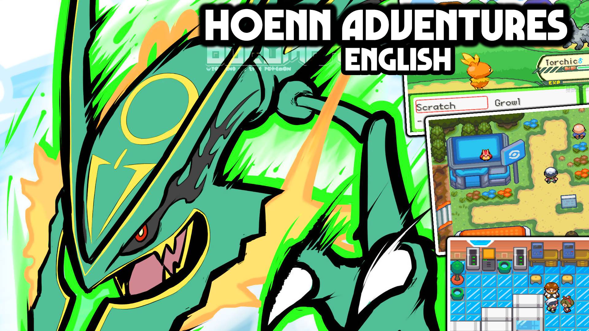 Pokemon Hoenn Adventures English - GBA ROM Взлом имеет новую графику, небольшие отличия, больше конт