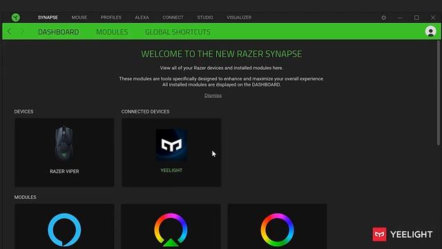 YEELIGHT Smart LED καλωδιοταινία 1S YLDD05YL, RGB, WiFi, 2m With Razer Chroma Compatibility