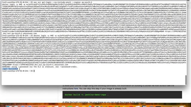 Configuring Amazon ECS using a Docker Hub Image (Jenkins)