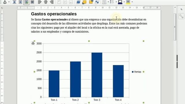 W2-4-01. Creación de diagramas en LibreOffice Writer